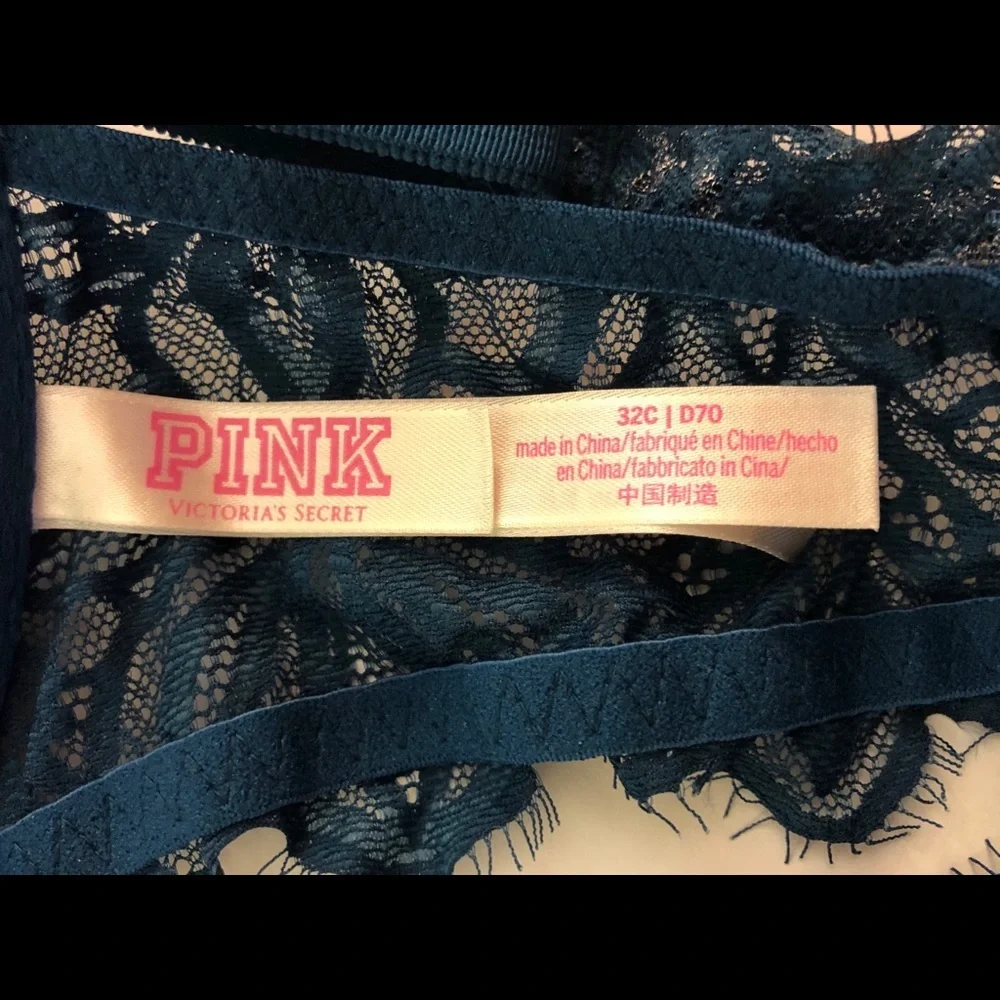Victoria’s‎ Secret PINK Date Racerback Bra Teal